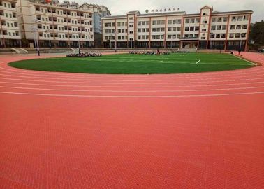 Cina Tahan Lama Removable Indoor Track Flooring, Anti Cracking Commercial Flooring pabrik