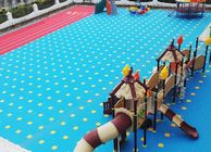 Mudah Install Modular Kindergarten Flooring Tahan Lama Lumpur Anti Bulging